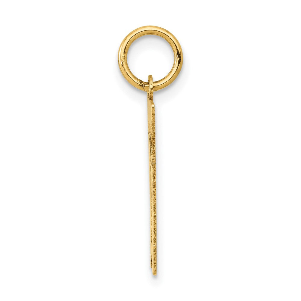14K Gelbgold 14K Klein Poliert Zahl 11 Charm