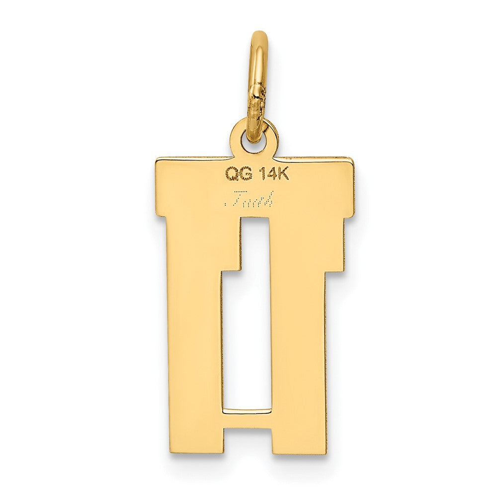 14K Gelbgold 14K Klein Poliert Zahl 11 Charm
