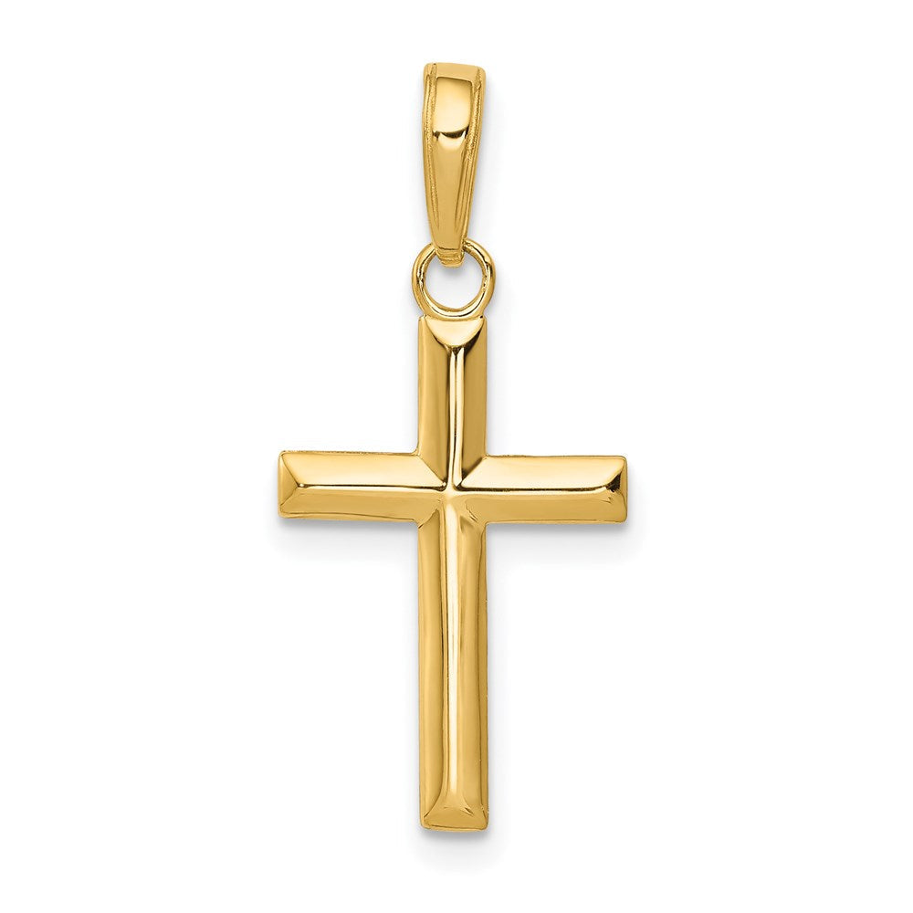 14K Gelbgold Klein Kreuz Anhänger