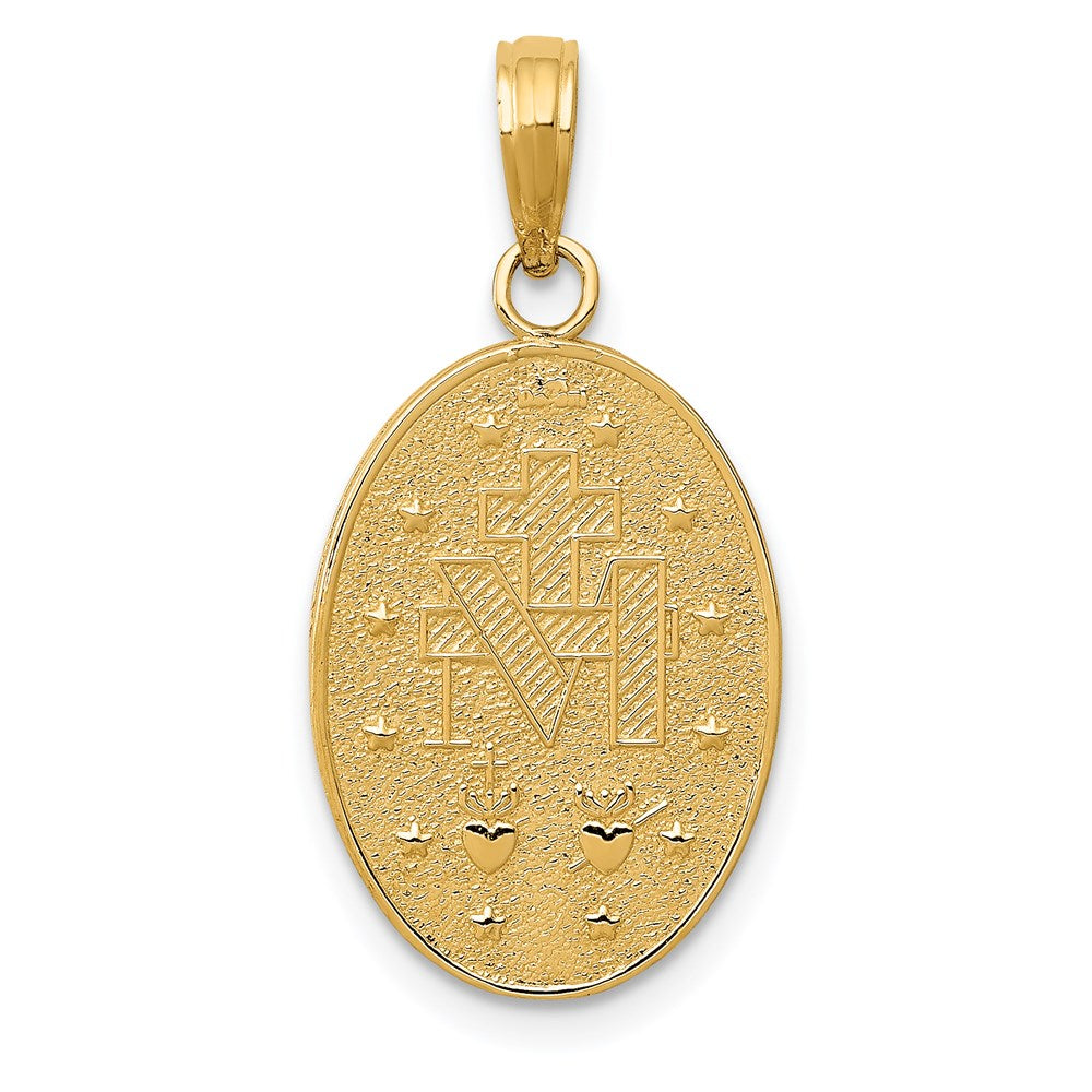 14K Gelbgold Anhänger mit Wunderbarer Medaille