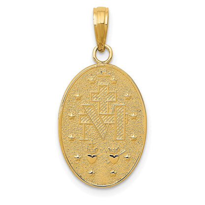 14K Gelbgold Anhänger mit Wunderbarer Medaille