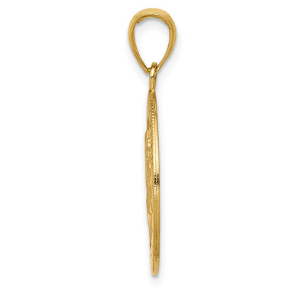 14k Gelbgold Anhänger mit Christophorus-Medaille