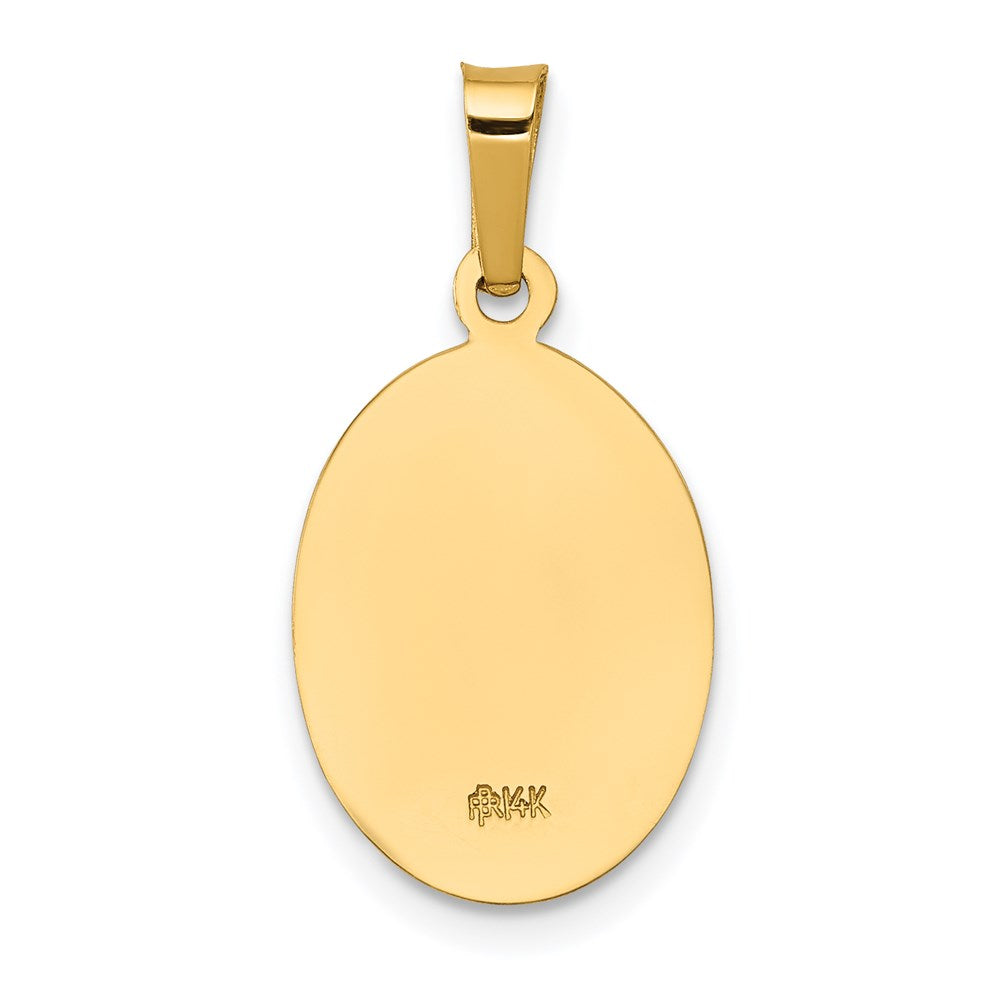 14 Karat Gelbgold Sankt-Josef-Medaille-Charm