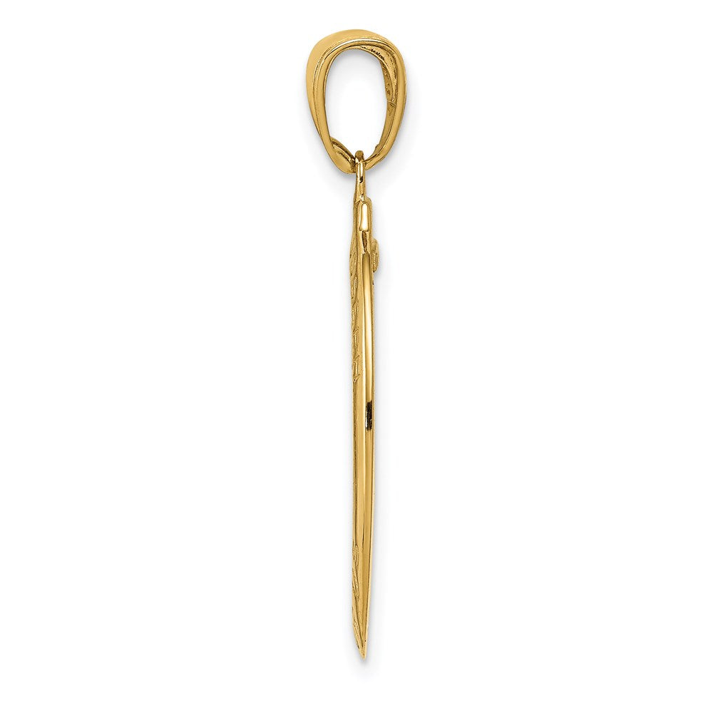 14K Gelbgold Sankt-Josef-Medaille-Anhänger