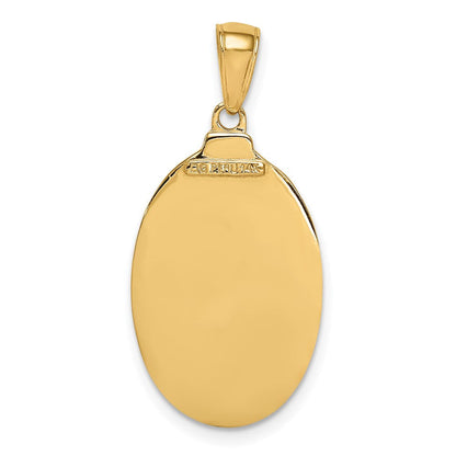 14K Gelbgold Sankt-Josef-Medaille-Anhänger