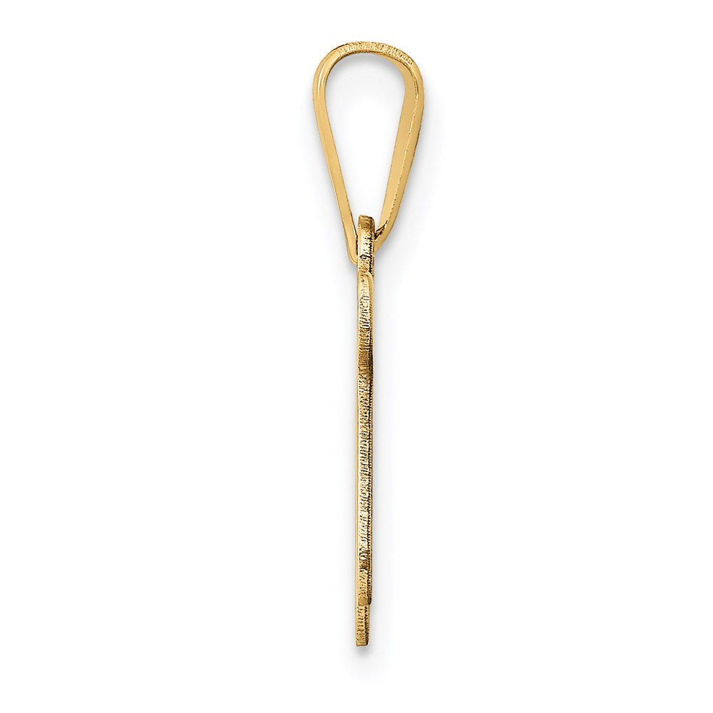 14K Gelbgold Chai Anhänger