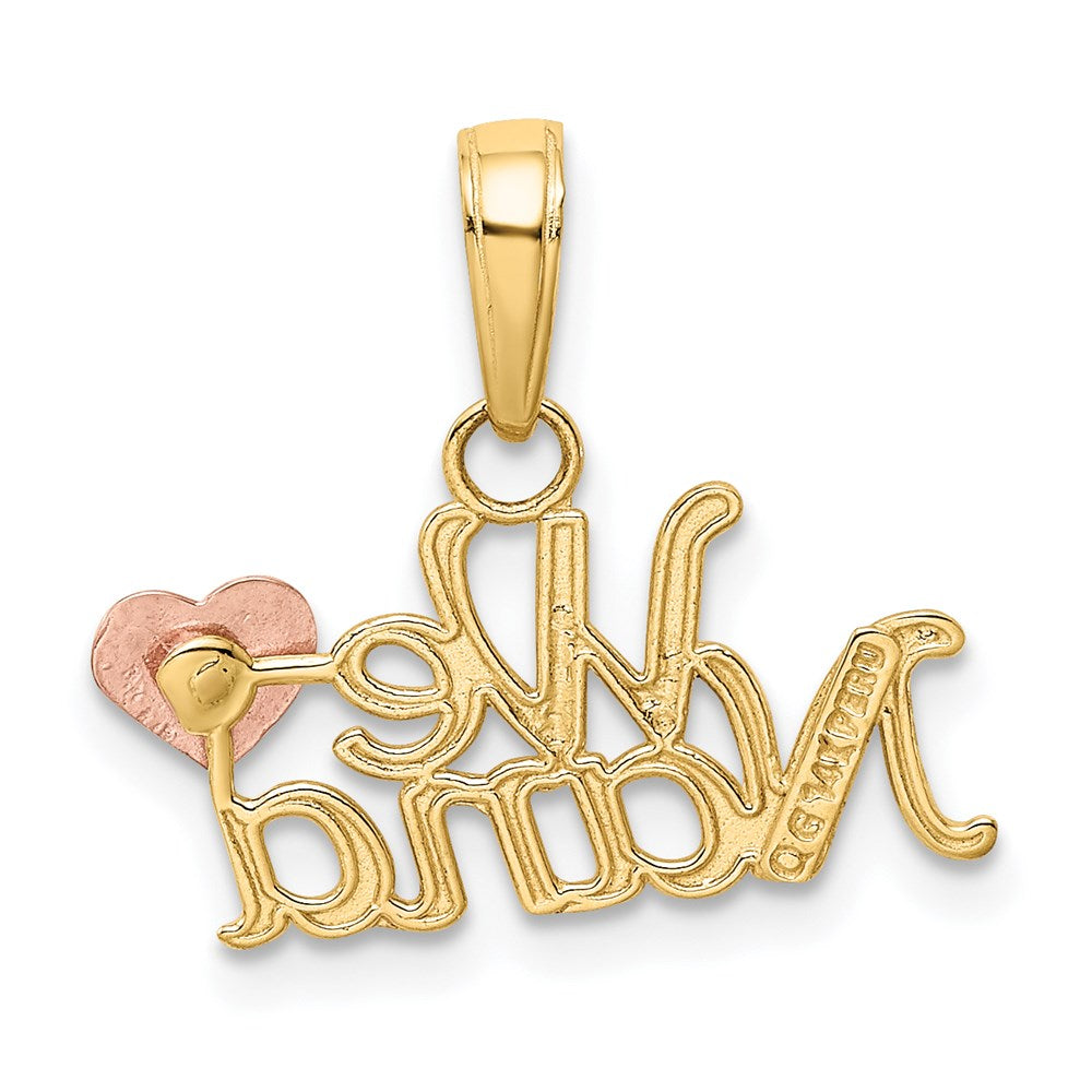 14K Bicolor We Liebe Nana Charm
