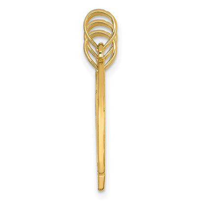 14K Gelbgold Trennbarer BIG SIS-MOM-LIL SIS Charm