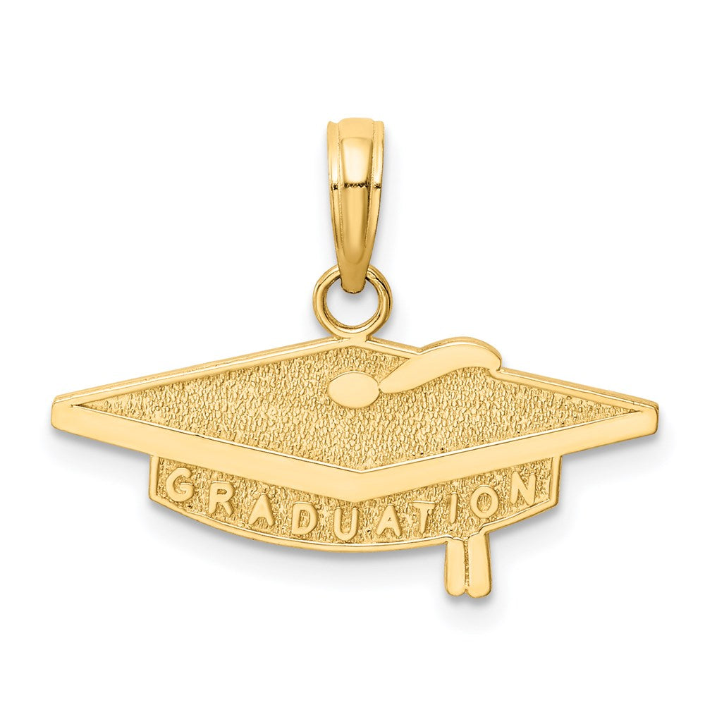 14K Gelbgold Abschlusskappe-Charm