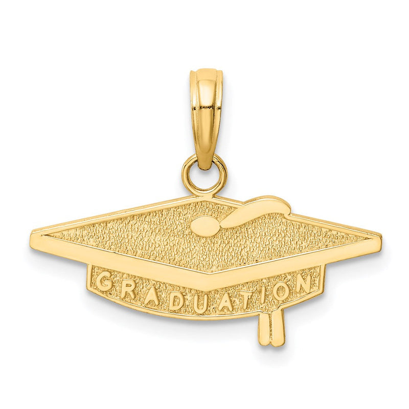 14K Gelbgold Abschlusskappe-Charm
