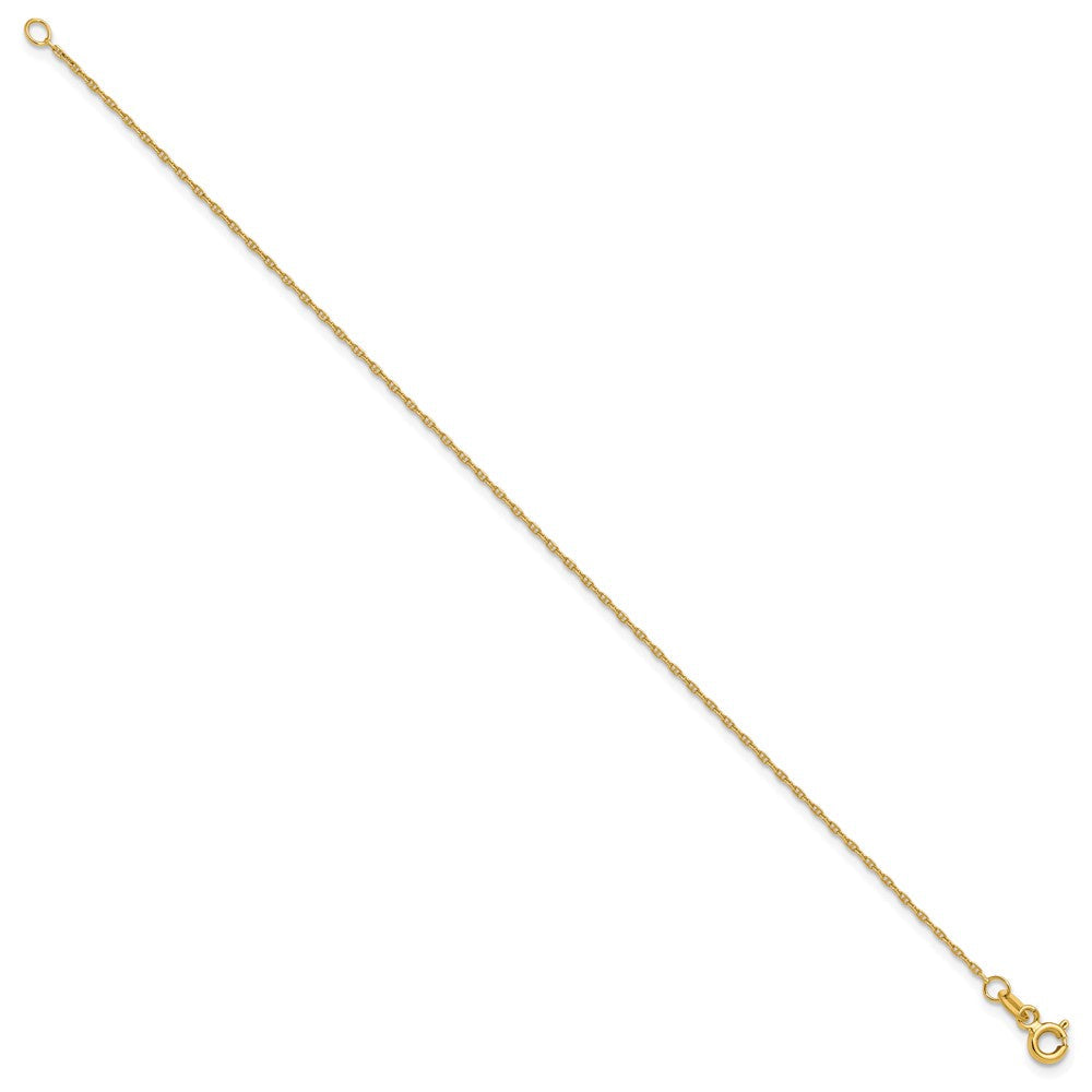 14K Gelbgold 1.05mm Mariners Glieder Kette Nan