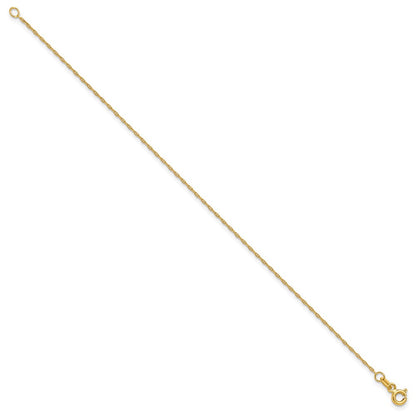 14K Gelbgold 1.05mm Mariners Glieder Kette Nan Armband