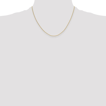 14K Gelbgold 1.5mm Mariners Glieder Halskette