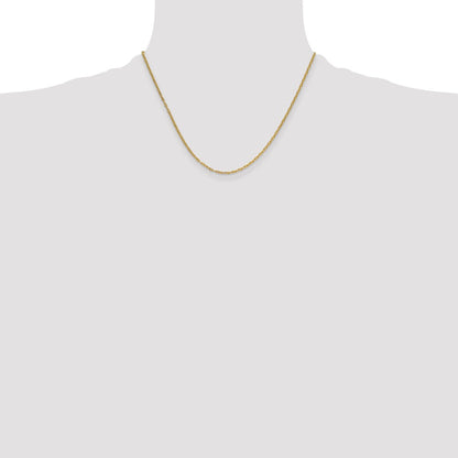 14K Gelbgold 1.8mm Mariners Glieder Halskette