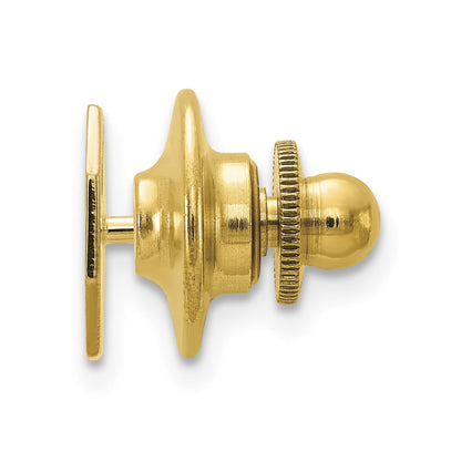 14K Gelbgold Herren mit Line Design Octagon Krawatten Tac