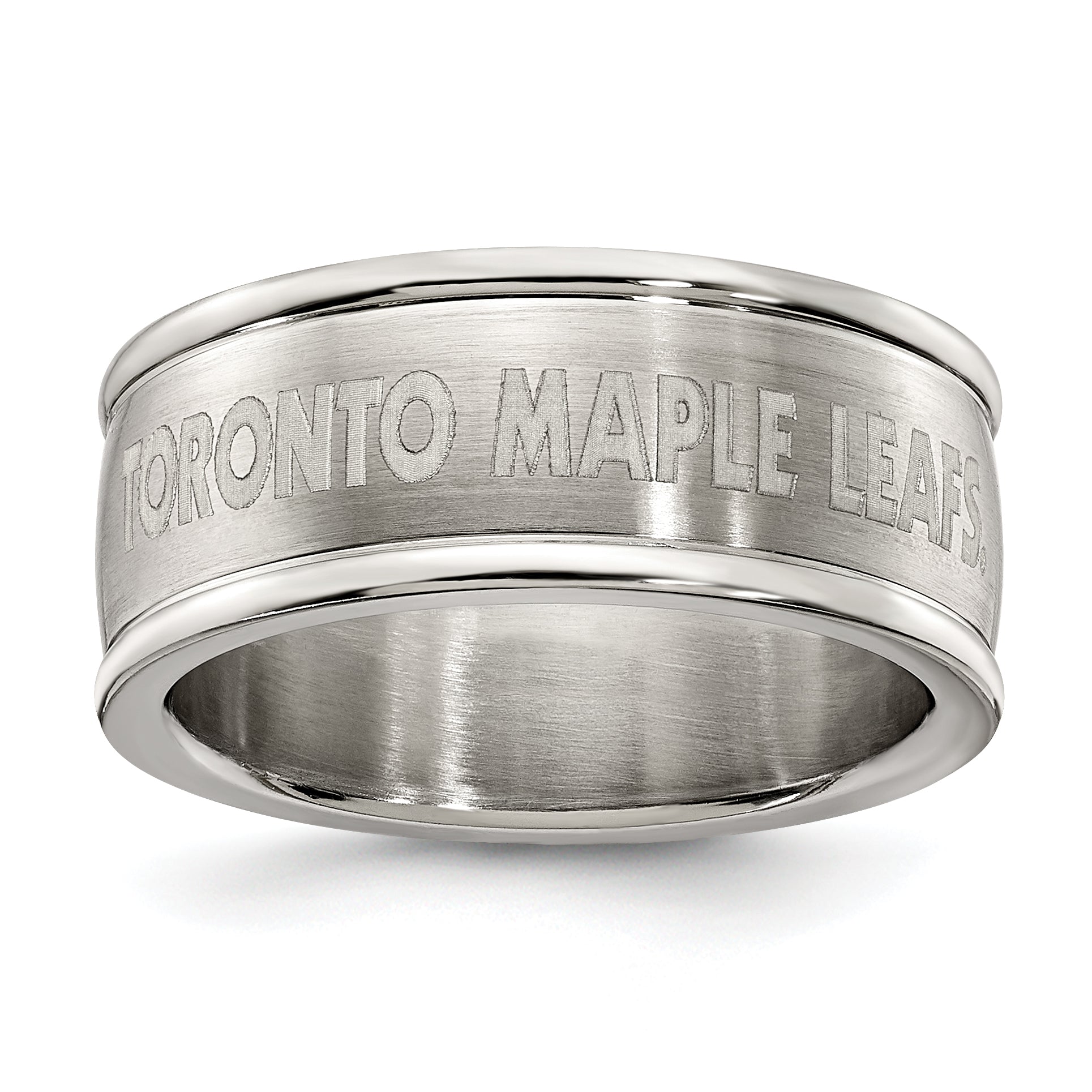 Edelstahl Toronto Maple Leafs Logo Ring