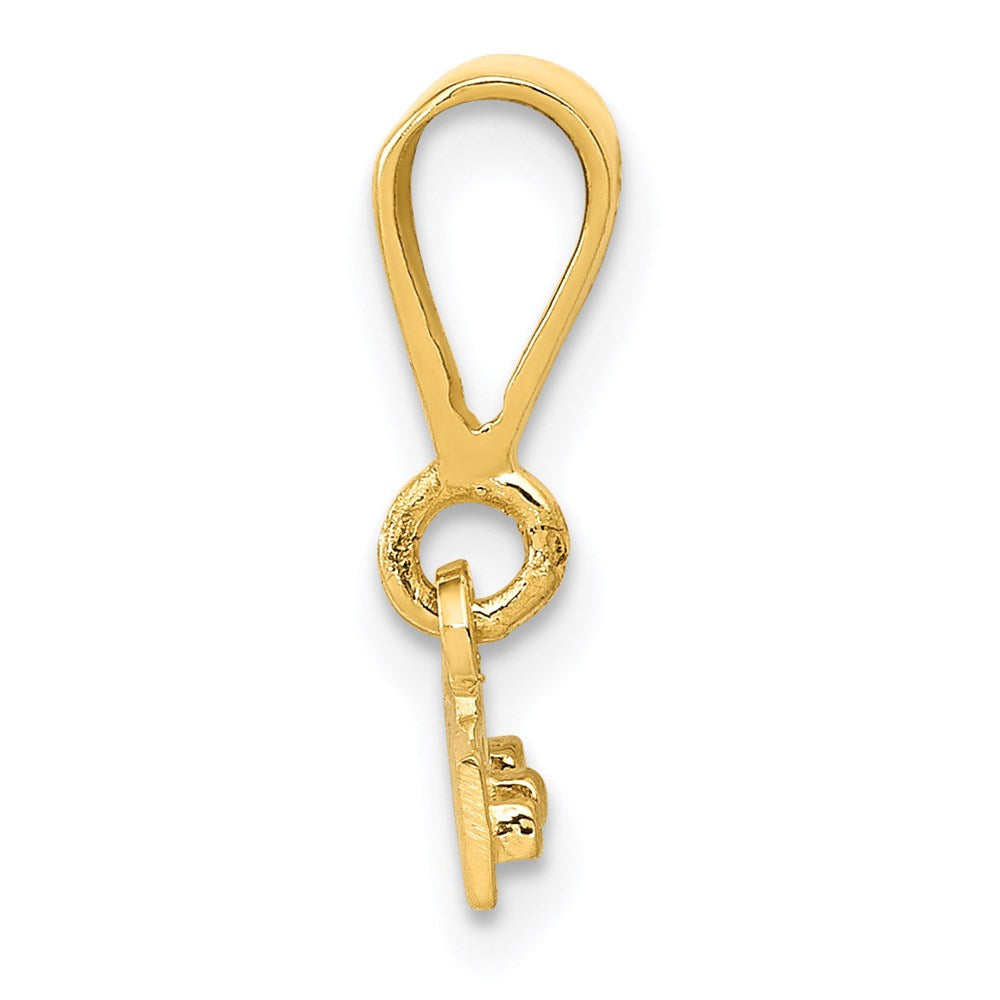 14K Gelbgold 14ky Casted Mittel Poliert Oberteil Charm