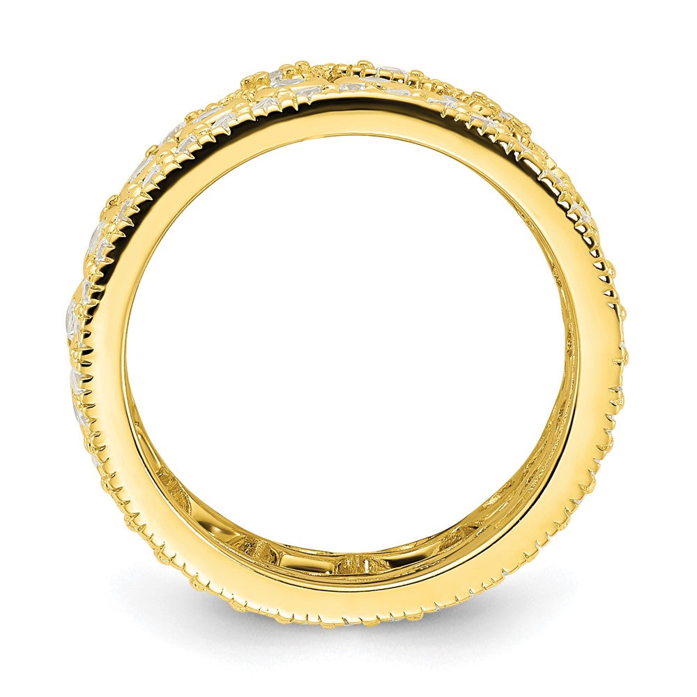 Sterlingsilber Mr0488 Gp Zirkonia Größe 6
