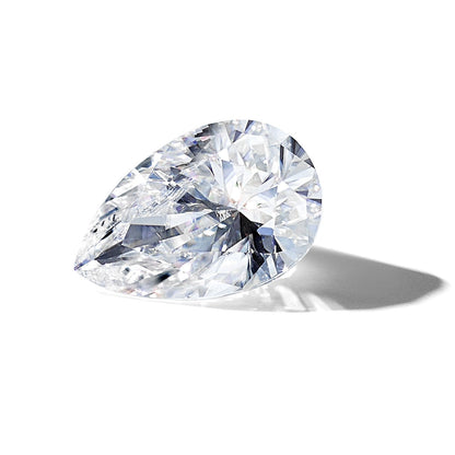 Edelstein Moissanit Rein Licht D-e-f Farbe 12x8mm Tropfen
