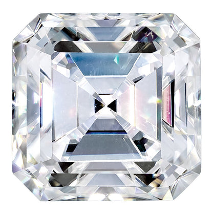 Edelstein Moissanit Rein Licht D-e-f Farbe 8mm Asscher Schliff