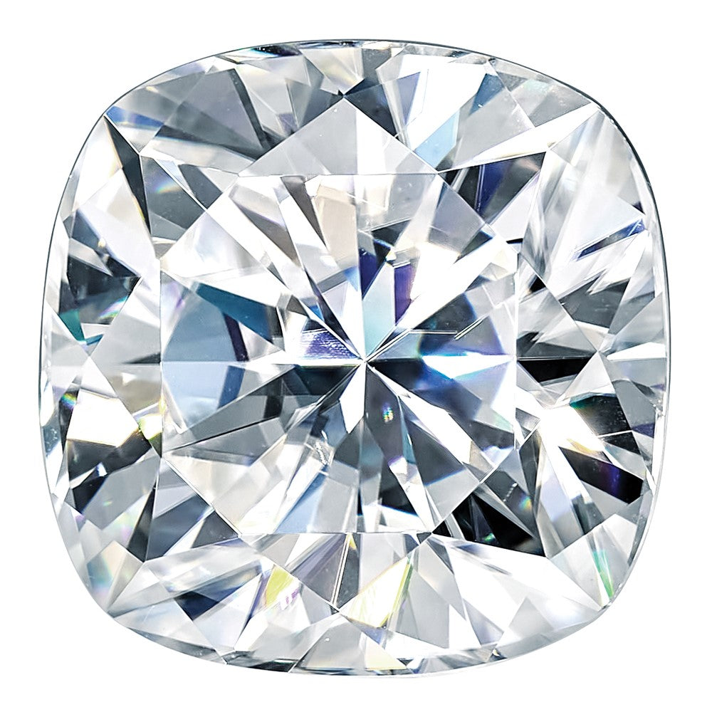 Edelstein Moissanit Rein Licht D-e-f Farbe 6mm Kissen