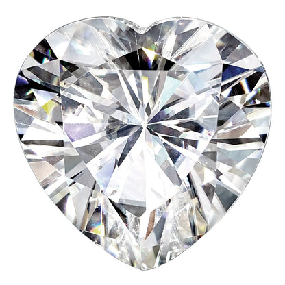 Edelstein Moissanit True Licht G-h-i Farbe 7mm Herz