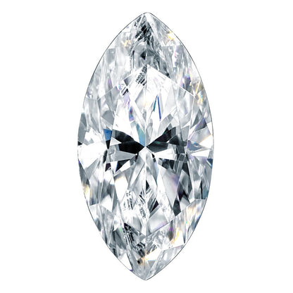 Edelstein Moissanit Rein Licht D-e-f Farbe 10x5mm Marquise