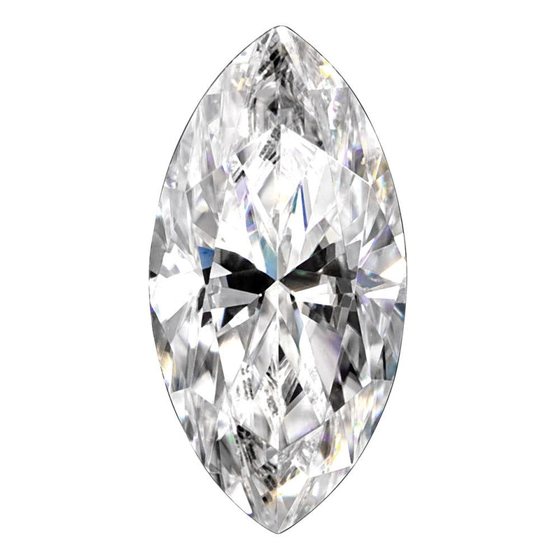 Edelstein Moissanit True Licht G-h-i Farbe 12x6mm Marquise