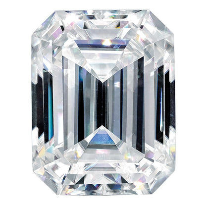 Edelstein Moissanit Rein Licht D-e-f Farbe 12x10mm Smaragdschliff