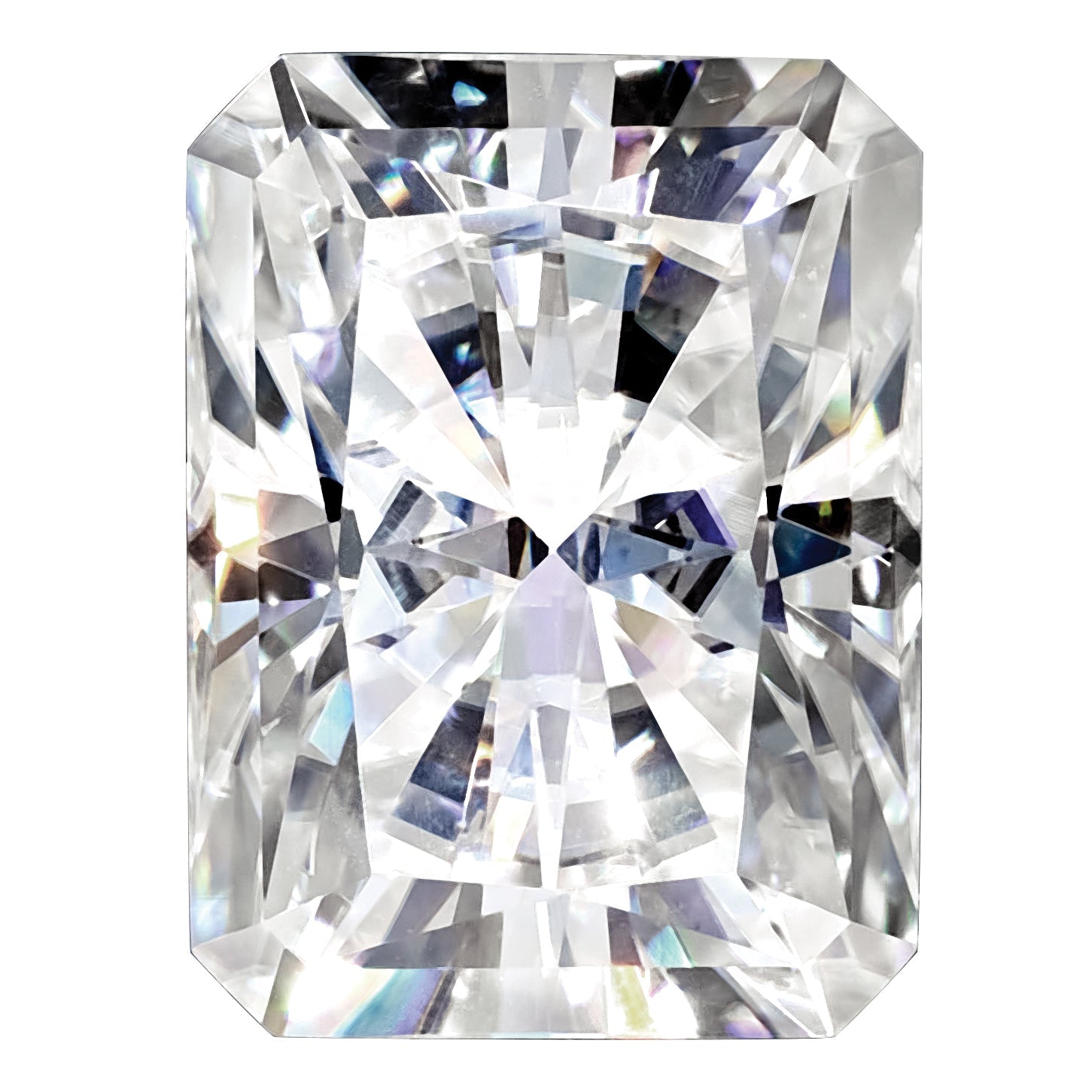 Edelstein Moissanit True Licht G-h-i Farbe 4x2mm Smaragd Radiant Schliff
