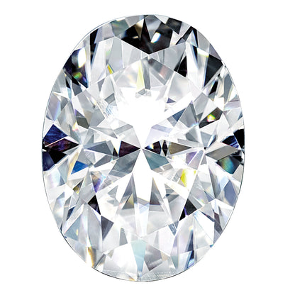 Edelstein Moissanit Rein Licht D-e-f Farbe 11x9mm Oval