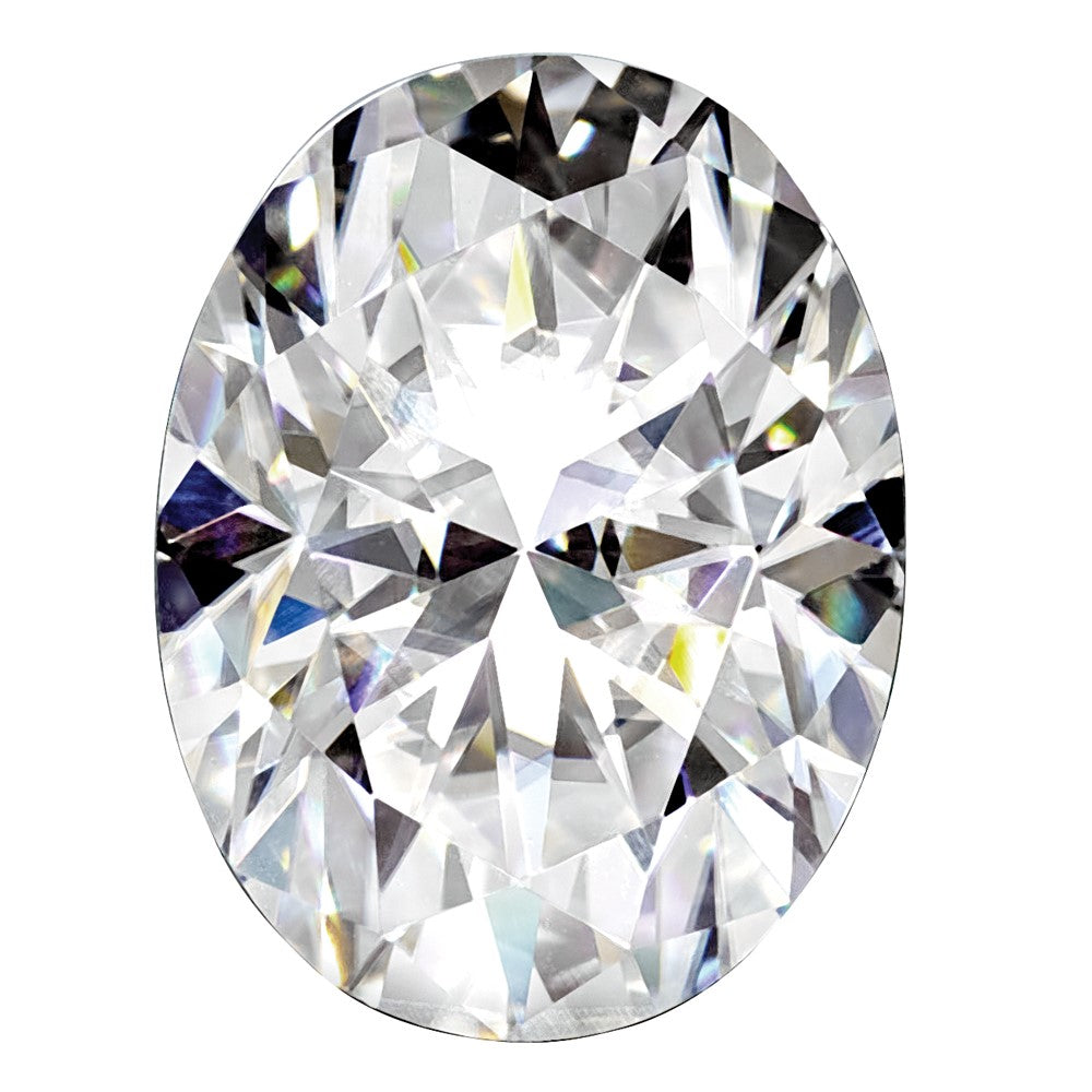 Edelstein Moissanit True Licht G-h-i Farbe 7x5mm Oval