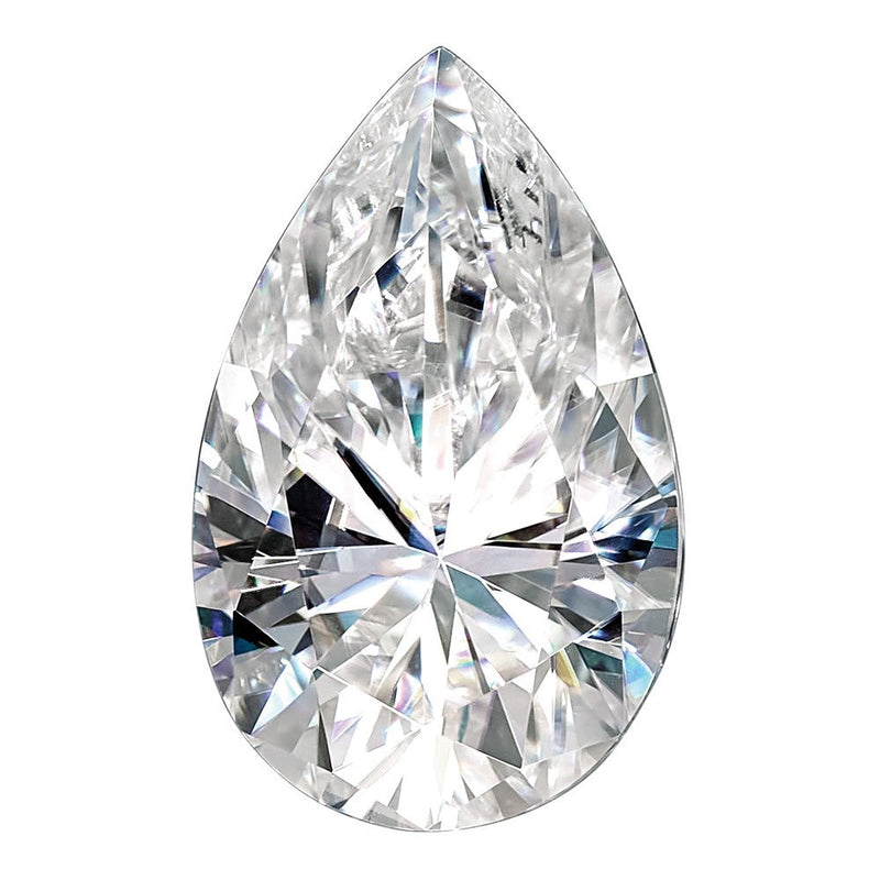 Edelstein Moissanit True Licht G-h-i Farbe 10x7mm Tropfen