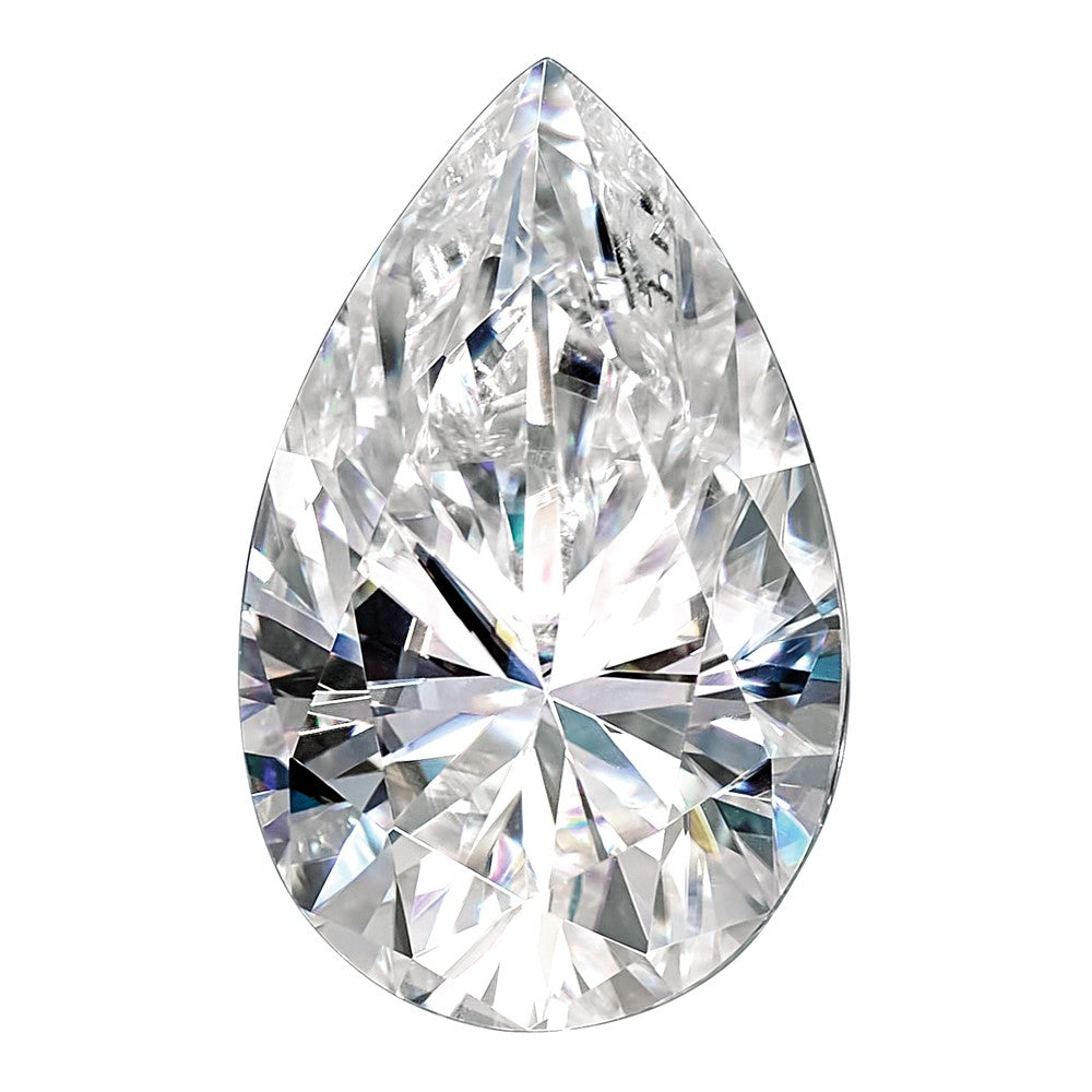 Edelstein Moissanit True Licht G-h-i Farbe 7x5mm Tropfen