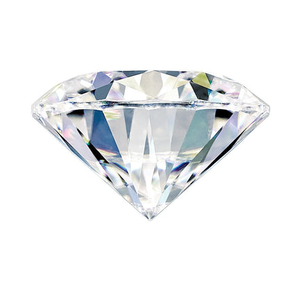 Edelstein Moissanit Rein Licht D-e-f Farbe 3mm Rund Diamantiert
