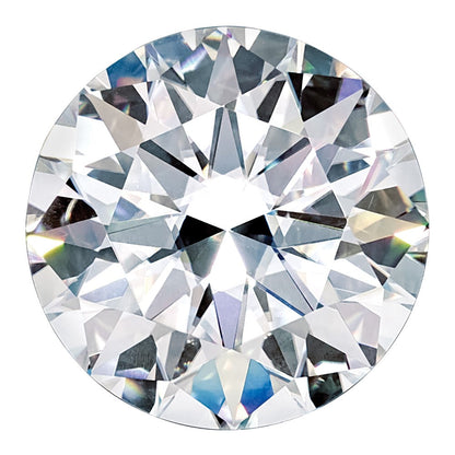 Edelstein Moissanit Rein Licht D-e-f Farbe 3.25mm Rund Diamantiert