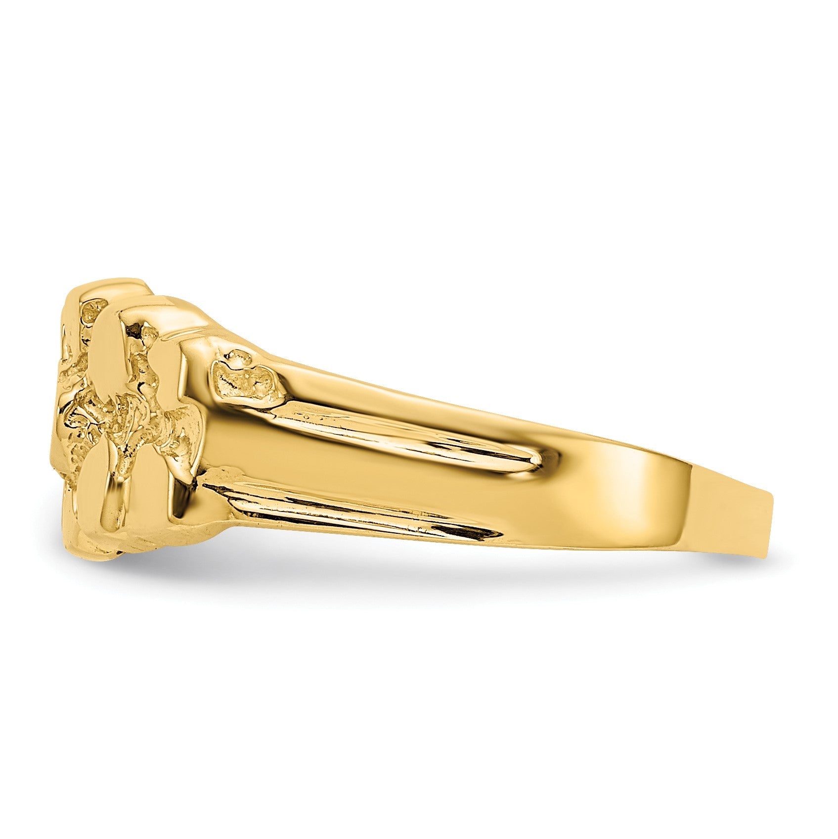 14K Gelbgold Nugget-Ring