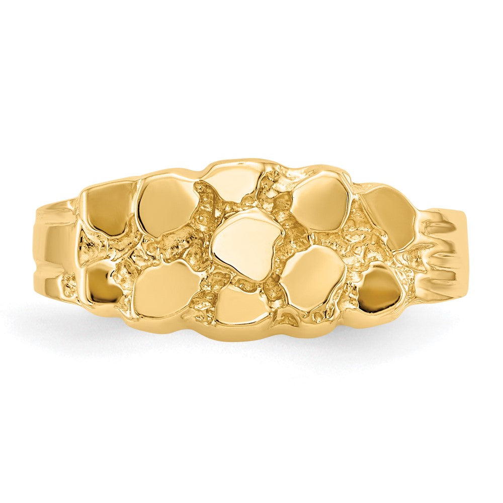 14K Gelbgold Nugget-Ring