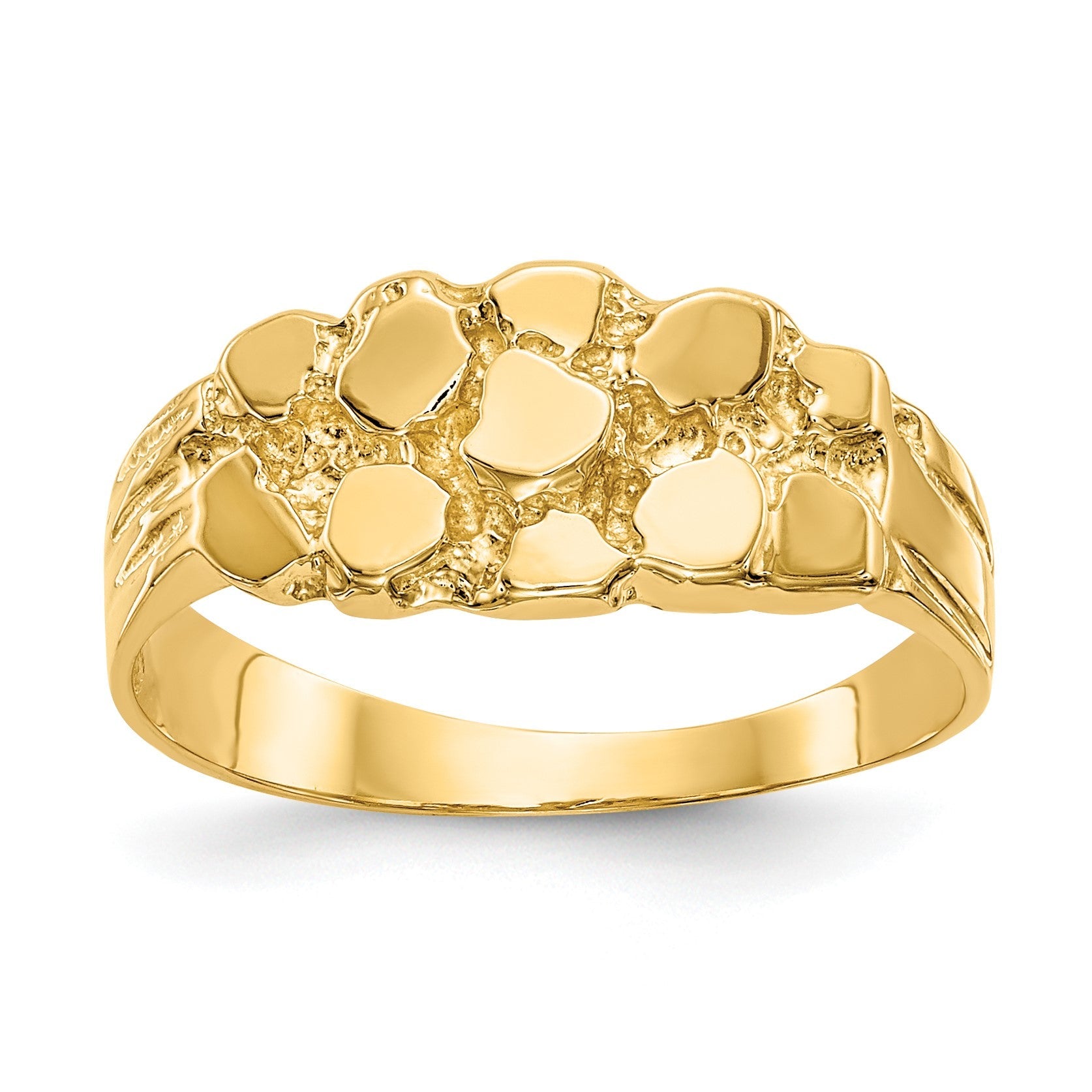 14K Gelbgold Nugget-Ring