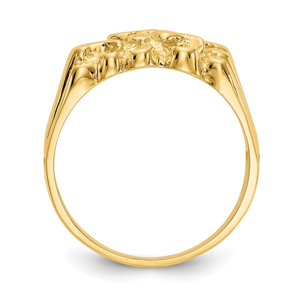 14K Gelbgold Nugget-Ring