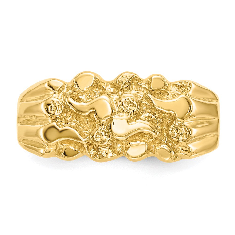 14K Gelbgold Nugget-Ring