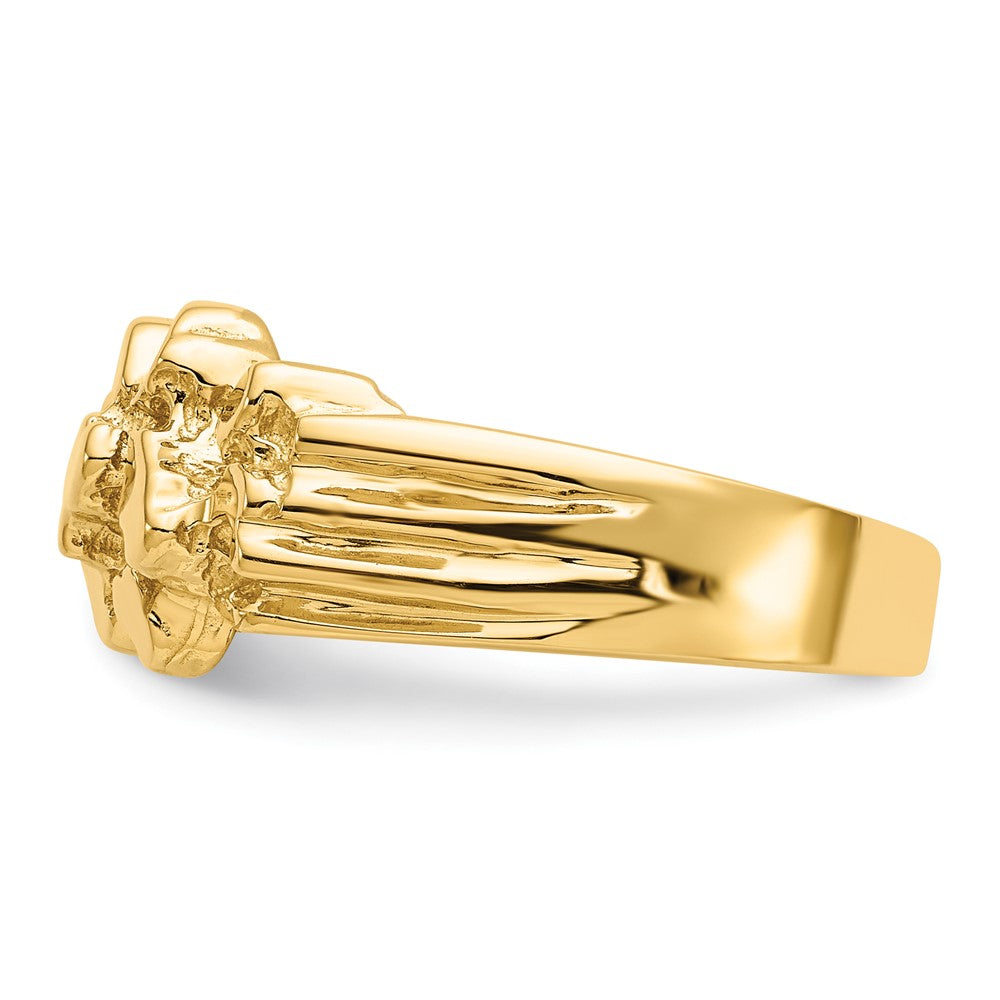 14K Gelbgold Nugget-Ring