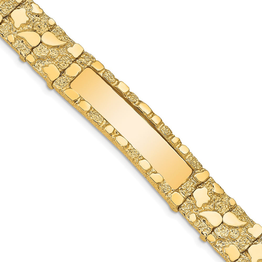 14K 12.0mm Nugget Id Armband