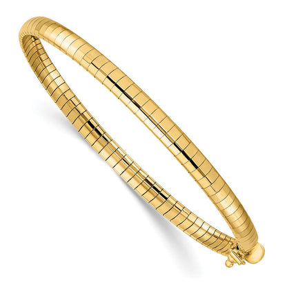 7 Zoll 14K 4mm Gewölbt Omega Armband