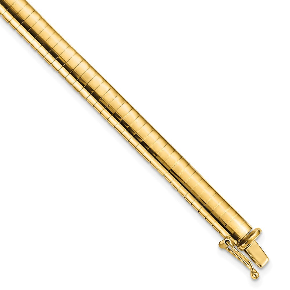 7 Zoll 14K 6mm Gewölbt Omega Armband
