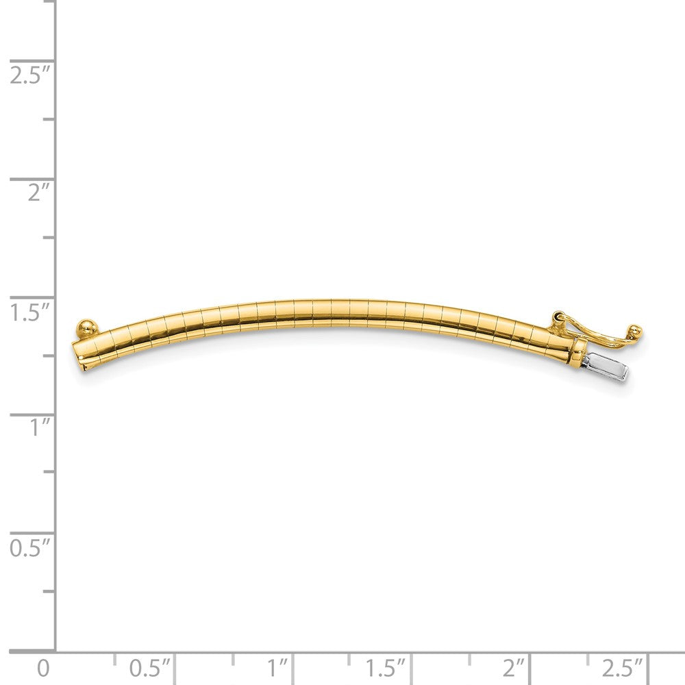 14K Gelbgold 3mm Omega Verlängerung For Halskette