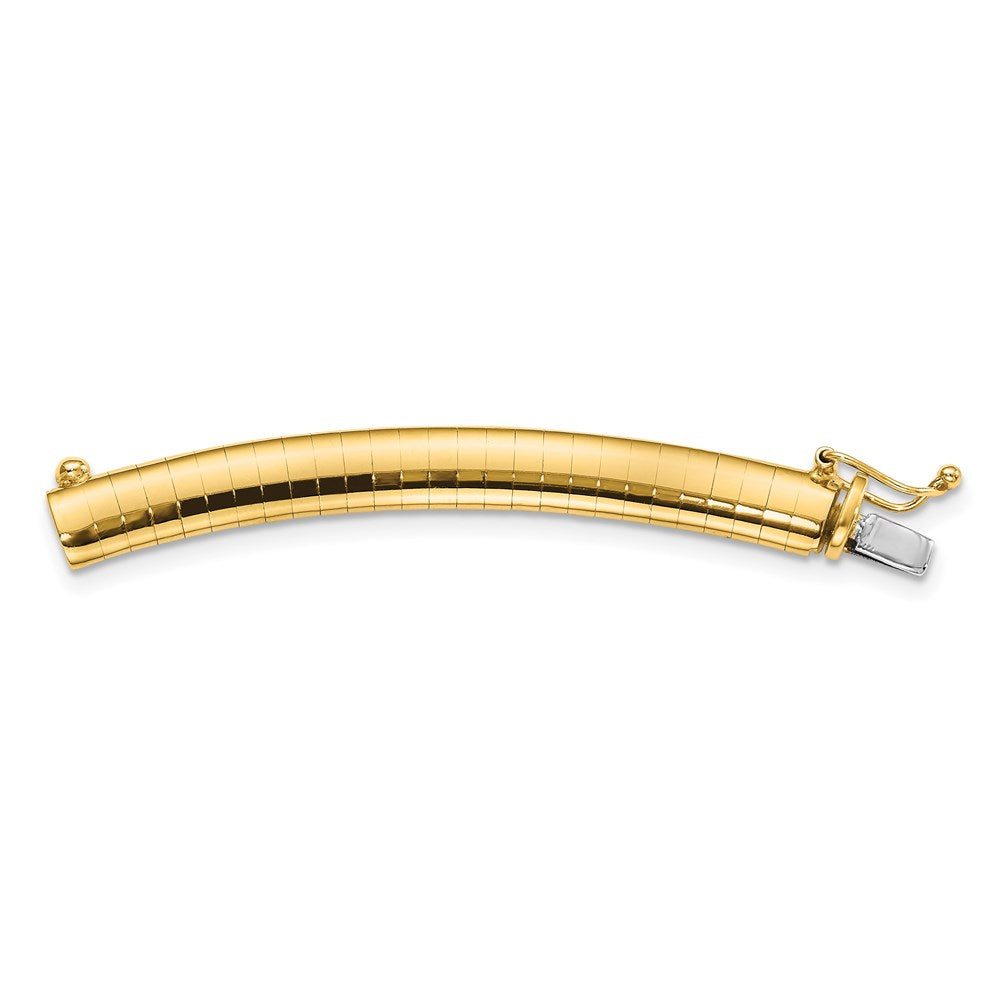 14K Gelbgold 6mm Omega Verlängerung For Halskette