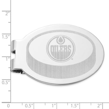 Edelstahl Nhl Edmonton Oilers Poliert Oval Geldklammer
