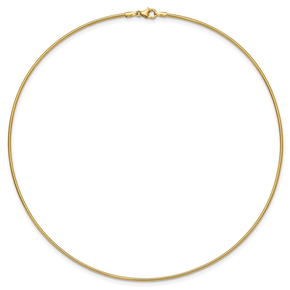 14K Gelbgold 1.4mm Rund Omega