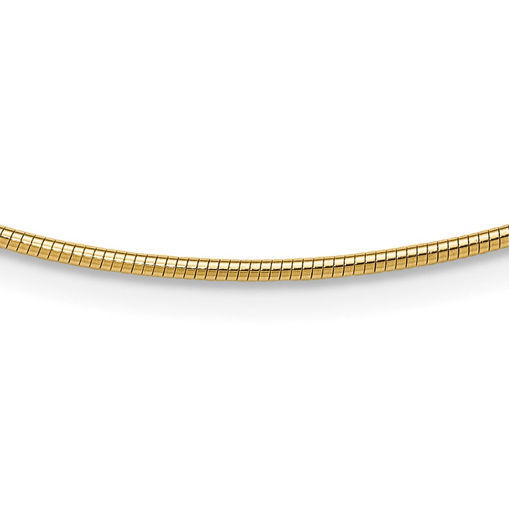 14K Gelbgold 1.4mm Rund Omega